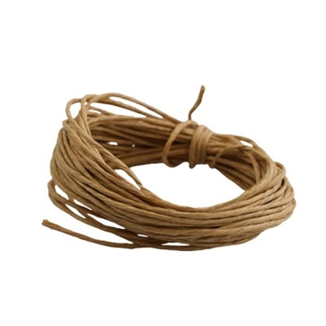 Papirsnor 10 meter naturfarvet